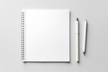 Blank Stationery Set Mockup created with Generative AI