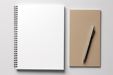 Blank Stationery Set Mockup created with Generative AI