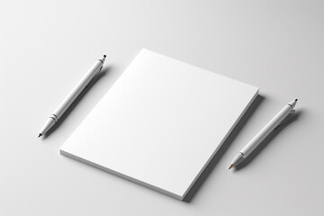 Blank Stationery Set Mockup created with Generative AI