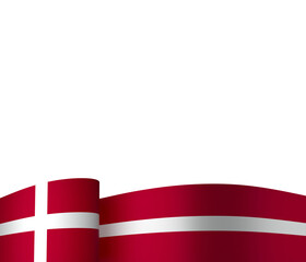 Fototapeta na wymiar Denmark flag element design national independence day banner ribbon png 