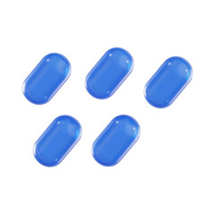 3d rain drop, 3d render icon illustration, transparent background, weather