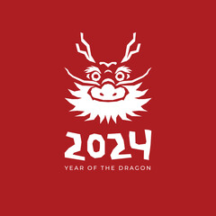 Fototapeta na wymiar Chinese new year dragon vector