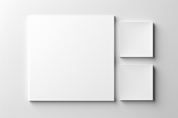 Blank Stationery Set Mockup created with Generative AI