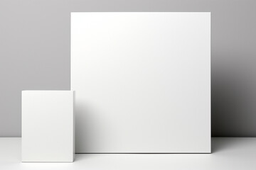 Naklejka premium Blank Stationery Set Mockup created with Generative AI