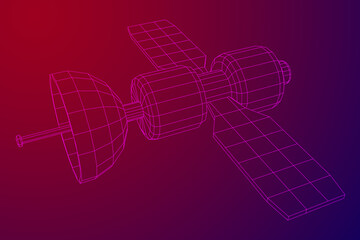 Space station communications satellite.