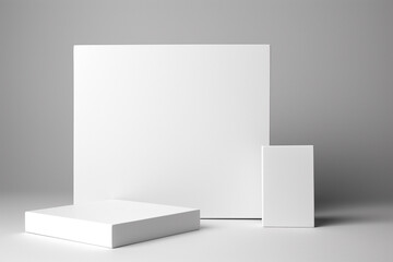 Blank Stationery Set Mockup created with Generative AI