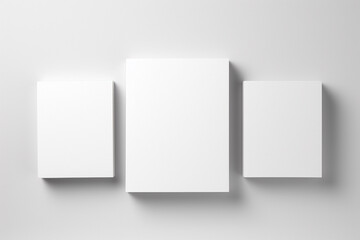 Fototapeta premium Blank Stationery Set Mockup created with Generative AI