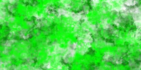 Abstract green background with space smoke, light green watercolor background. Closeup of rough green textured wall or cloudy grunge texture, green watercolor delicate paper texture.
