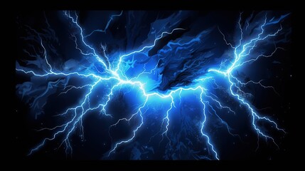 background for writing in the form of lightning, for t-shirts, Generate AI. - obrazy, fototapety, plakaty