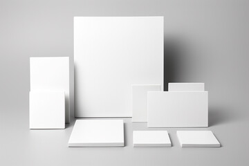 Blank Stationery Set Mockup created with Generative AI