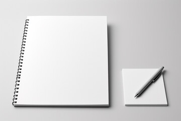 Blank Stationery Set Mockup created with Generative AI
