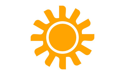 sun icon logo vector