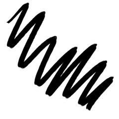 Scribble, doodle transparent background.