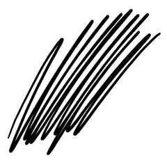 Scribble, doodle transparent background.