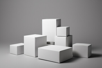 Blank Stationery Set Mockup created with Generative AI