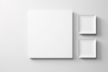 Blank Stationery Set Mockup created with Generative AI