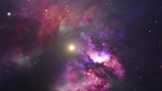 Clouds and gas in space, Universe galaxy