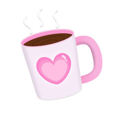 Hot chocolate with heart