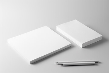 Blank Stationery Set Mockup created with Generative AI