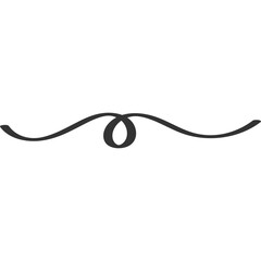Calligraphy Swirl Element