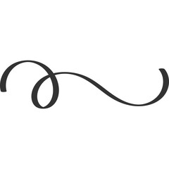 Calligraphy Swirl Element