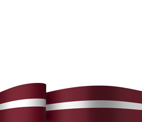Fototapeta na wymiar Latvia flag element design national independence day banner ribbon png 
