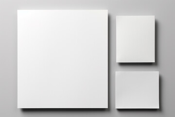 Blank Stationery Set Mockup created with Generative AI