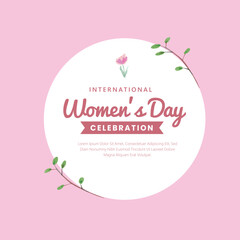 social media post for woman day women's day international day
