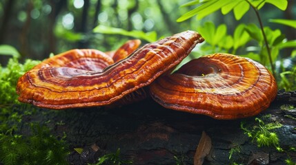 reishi mushroom, Ganoderma lucidum