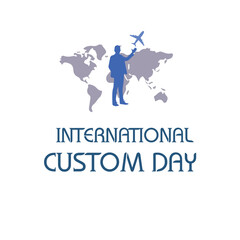 International Customs Day vector illustration art, social media post, poster, banner, or logo.