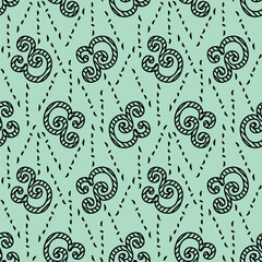 Seamless Beautiful art design ornament motif India design elements