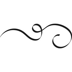 Calligraphy Swirl Element