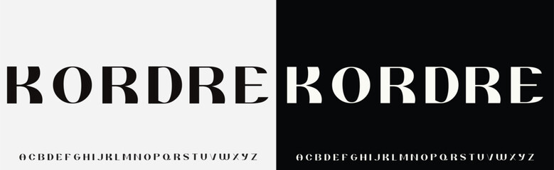 Modern Bold Font. Sans Serif Font. Regular Italic Uppercase Lowercase Typography urban style alphabet fonts for fashion, sport, technology, digital, movie, logo design, vector illustration