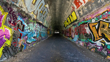 Fototapeta na wymiar Ernest Junction Railway Tunnel, Queensland, 2023