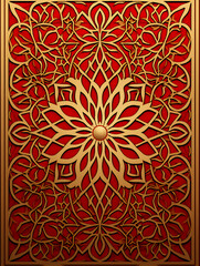 islamic art craft pattern background with ornament