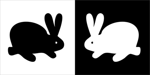 Illustration vector graphics of rabbit icon