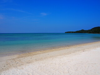 the beautiful beach in ishigaki island Okinawa JAPAN