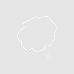 Abstract bubble chat vector element