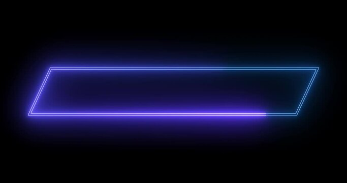 4K cool designed neon lower third. Animated cool neon color lower third for a title, TV news, information call box bars, and news channels. Easy to use in any video. 
