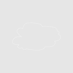 Abstract bubble chat vector element