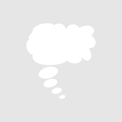 Abstract bubble chat vector element