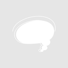 Abstract bubble chat vector element