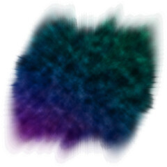 A transparent dreamlike abstract psychedelic cloud burst design element.