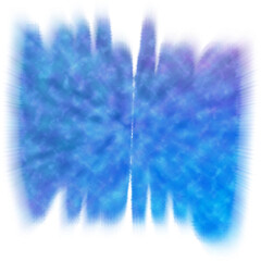 A transparent dreamlike abstract psychedelic cloud burst design element.