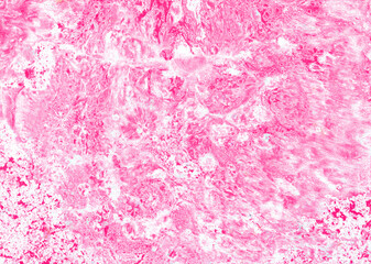 Abstract texture background. Pink and white color. Different shades. Chaotic spots. Blurring and indistinctness in places. Gentle pink color. Soft texture.