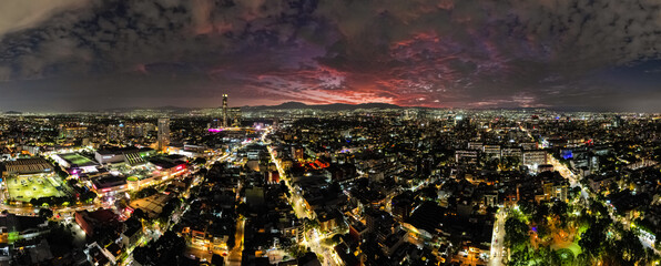Panorámica sur de la Ciudad de México 