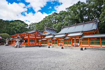 Kumano Gongen Okunomiya shrine in Wakayama prefecture, Kansai, Japan.