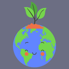 Ecology and Sustainability Vector Icon for Better Environmental Earth