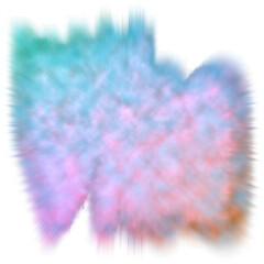 A transparent dreamlike abstract psychedelic cloud burst design element.