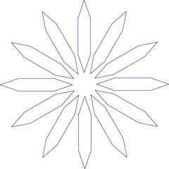 Obraz premium Abstract memphis geometric shape vector element